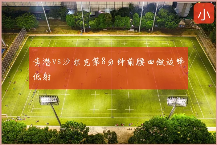 黄潜vs沙尔克第8分钟前腰回做边锋低射